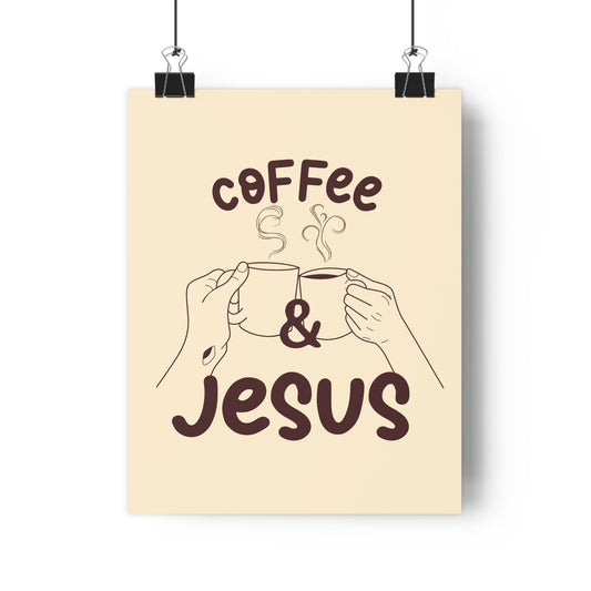 Coffee and Jesus - Brown