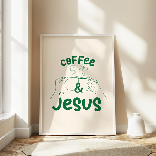 Coffee and Jesus - Green